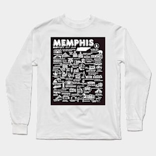 Memphis Map Long Sleeve T-Shirt